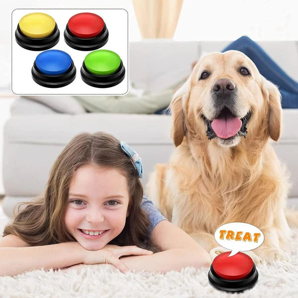 Voice Recording Button Dog Toy – Enhance Communication and Training