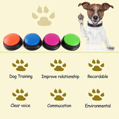 Voice Recording Button Dog Toy – Enhance Communication and Training